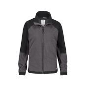 Dassy Fleecevest Kazan Women PES16 Cementgrijs/Zwart