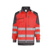 Dassy Hoge zichtbaarheidsvest Orlando PESCO74 Fluorood/Cementgrijs
