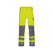 Dassy Hogezichtbaarheidsbroek Buffalo PESCO70 Fluogeel/Cementgrijs