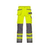 Dassy Hogezichtbaarheidsbroek Glasgow PESCO74 Fluogeel/Cementgrijs