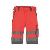 Dassy Hogezichtbaarheidsshort Lucca PESCO74 Fluorood/Cementgrijs
