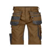 Dassy Holsterzakkenshort met stretch Trix PESCO41 Leembruin/Antracietgrijs