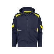 Dassy Hoodie Santos COPES86 Nachtblauw/Fluogeel