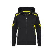 Dassy Hoodie voor dames Santos Women COPES86 Zwart/Fluogeel