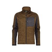 Dassy Midlayer vest Convex PES38 Leembruin/Antracietgrijs