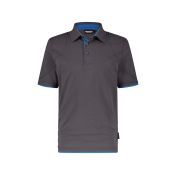 Dassy Polo Orbital COSPA46 Antracietgrijs/Azuurblauw