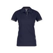 Dassy Polo Traxion Women PES44 Nachtblauw/Antracietgrijs