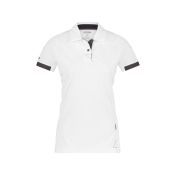 Dassy Polo Traxion Women PES44 Wit/Antracietgrijs