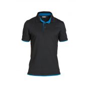 Dassy Poloshirt Orbital Zwart/blauw