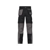Dassy Profesional Workwear Werkbroek Multi+kniezakken Seattle Grijs/Zwart