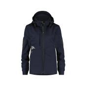 Dassy Softshelljas Gravity Women PES21 Nachtblauw/Antracietgrijs
