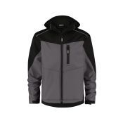 Dassy Softshelljas Jakarta PES21 Cementgrijs/Zwart