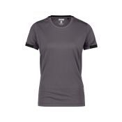 Dassy T-shirt Nexus Women PES04 Antracietgrijs/Zwart
