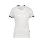 Dassy T-shirt Nexus Women PES04 Wit/Antracietgrijs