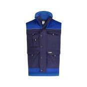 Dassy Tweekleurige bodywarmer Hulst PESCO61 Marineblauw/Korenblauw