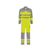 Dassy Werkoverall Spencer COPES77 Fluogeel/Grafietgrijs