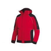 - Softshell Jas Walter + Cap Rood/zwart Mt L ROOD/ZWART MT L