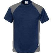 Fristads T-shirt 7046 thv Marineblauw/ Grijs