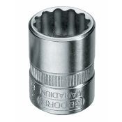 Gedore Dopsleutel 1/4" 12-kant UD-profiel - metrisch