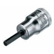 Gedore Dopsleutel-schroevendraaier 3/8" tbv binnenzeskant-schroeven