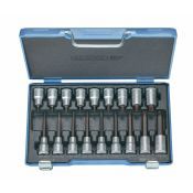 Gedore Dopsleutel-schroevendraaierset ITX 19 LKP 1/2" 18-dlg TX T20-60