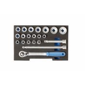 Gedore Dopsleutelset 1/2", in 1/2 L-BOXX 136 module GEDORE 1100 CT1 19