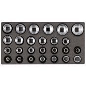 Gedore Dopsleutelset R22150009 1/2” 1/3 CT-module, 26-dlg