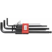 Gedore Haakse stiftsleutelset, 6-kt R36675009, 1,5-10 mm, 9-dlg