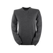 Greiff Heren Pullover V-hals 6040 Antraciet M ANTRACIET M