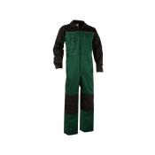 Hikoki Overall Met Kniezakken Cannes GROEN/ZWART MT XL