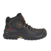 Sixton Peak VEILIGHEIDSSCHOEN HOOG SIXTON STELVIO VIBRAM S3 ZWART