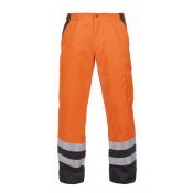 Hydrowear En20471 Broek Hastings Fluor Oranje - Zwart