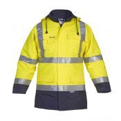 Hydrowear En20471 Parka Apollo Fluor Geel - Marine