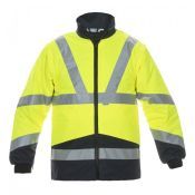 Hydrowear En20471 Parka Pluto Fluor Geel - Marine