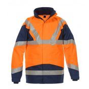 Hydrowear En20471 Parka Pluto Fluor Oranje - Marine