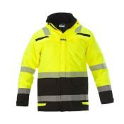 Hydrowear En20471 Parka Uddel Fluor Geel - Zwart