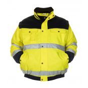 Hydrowear En20471 Pilotjack Luik Fluor Geel - Marine