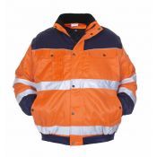 Hydrowear En20471 Pilotjack Luik Fluor Oranje - Marine