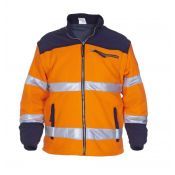 Hydrowear Fleece Feldkirchen Fluor Oranje - Marine