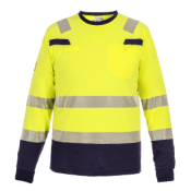 Hydrowear Fr Ast Shirt Murcia Fluor Geel - Marine