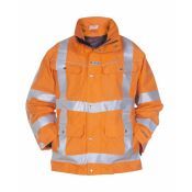 Hydrowear Parka Franeker Fluor Oranje