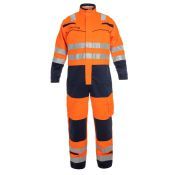 Hydrowear Multinorm Overal Minto Fluor Oranje - Marine