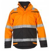 Hydrowear Multinorm Parka March 043750 High-Vis Oranje/Zwart