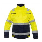 Hydrowear Multinorm Parka Matre Fluor Geel - Marine