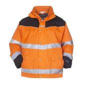 Hydrowear Parka Freiburg Fluor Oranje - Zwart