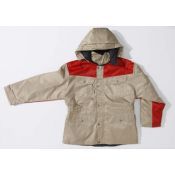 Hydrowear Parka Peest Khaki - Rood