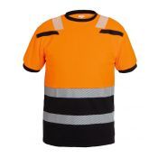 Hydrowear T-shirt Tulsa Fluor Oranje - Zwart