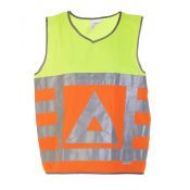 Hydrowear Verkeersvest Maurik Fluor Oranje - Fluor Geel