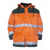 Hydrowear En20471 Parka Lissabon Fluor Oranje - Groen