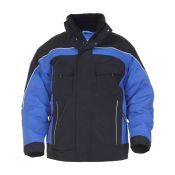 Hydrowear Winterjacket Rimini Zwart - Korenblauw